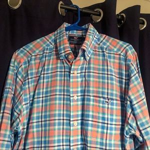 Vineyard Vines Slim Fit Tucker Linen Sport Shirt